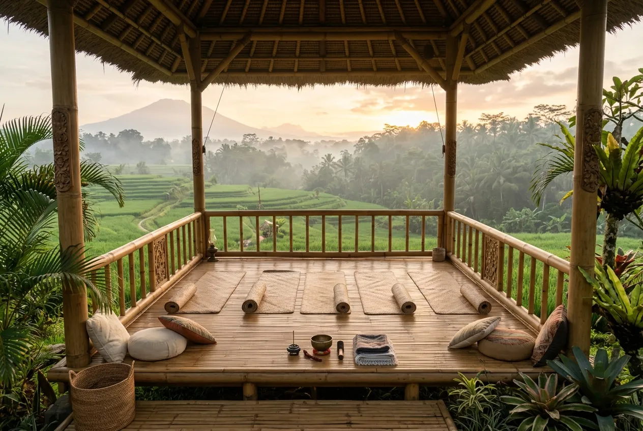 Yoga deck Apple Villa Seminyak